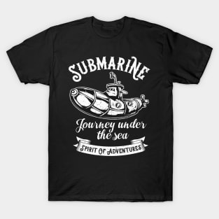 Submarine journey under the sea T-Shirt